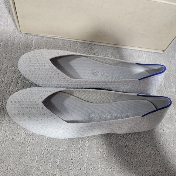 Rothy's The Flat Salt Honeycomb Slip On Flats Shoes Women's Size US 10.5, 11.5 - Picture 7 of 10